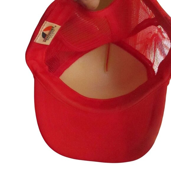 Trucker Cap Vintage FORT SHERIDAN HIGHWOOD ILLINOIS 80s Hat Mesh Snapback - Picture 2 of 3